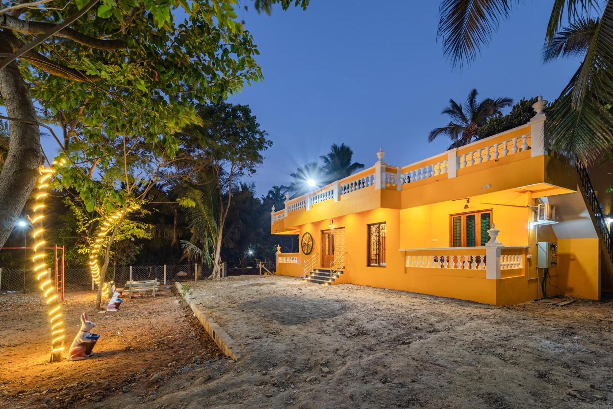 Teak Leaf Gateway Villa With Swimming Pool Indoor Games Kālapettai Kültér fotó